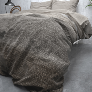 Flanel Stone Stripe Taupe 140 x 200/220