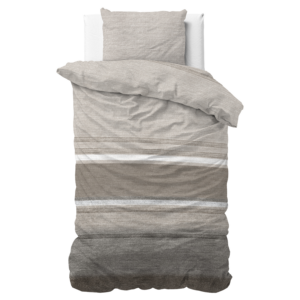 Flanel Stone Stripe Taupe 140 x 200/220