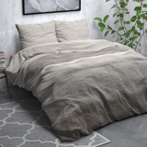 Flanel Stone Stripe Taupe 140 x 200/220