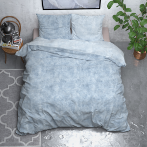 Flanel Washed Cotton Blauw 200 x 200/220