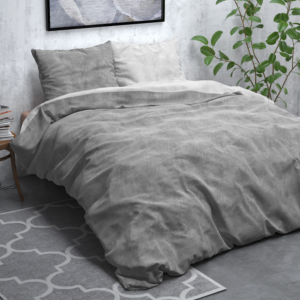 Flanel Washed Cotton Grijs 140 x 200/220