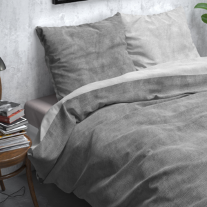 Flanel Washed Cotton Grijs 200 x 200/220