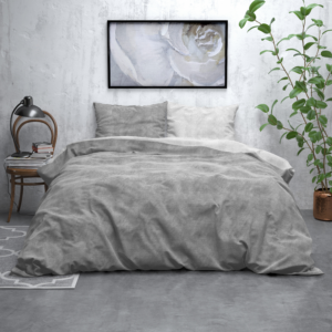 Flanel Washed Cotton Grijs 240 x 200/220