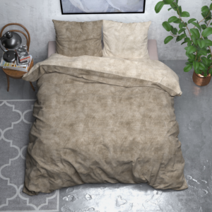 Flanel Washed Cotton Taupe 240 x 200/220