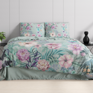 Flore Blauw 240 x 200/220