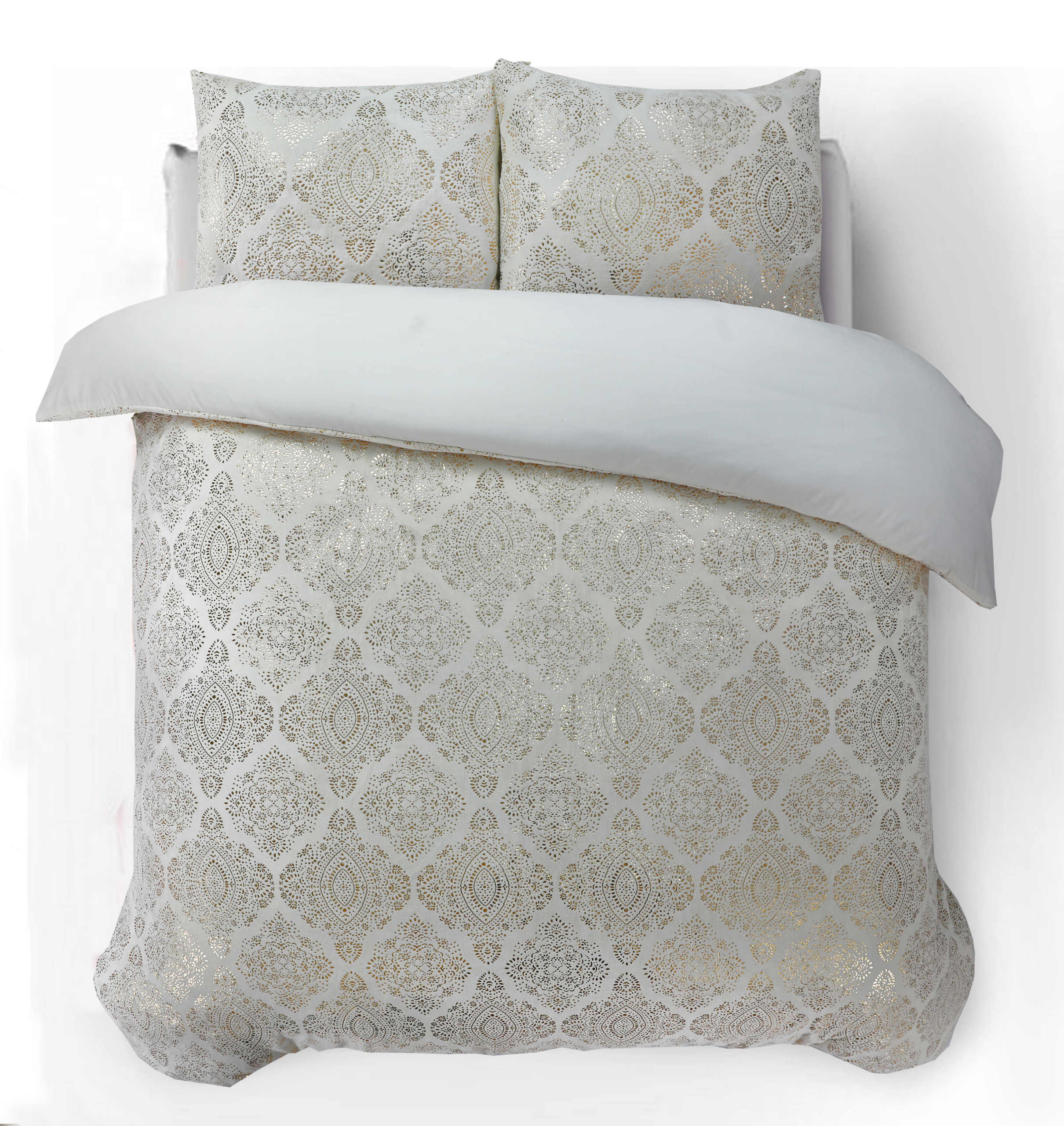 Glamour Flanel Art Foil Creme 140 x 200/220