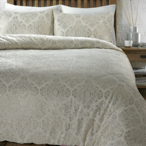 Glamour Flanel Art Foil Creme 200 x 200/220