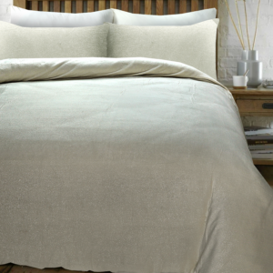 Glamour Flanel Deco Foil Creme 140 x 200/220