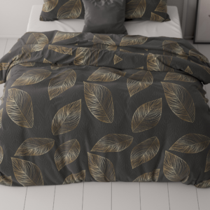 Golden leaf Antraciet 140 x 220