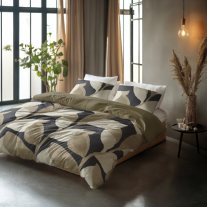 Graphic Garden Antraciet 140 x 200/220