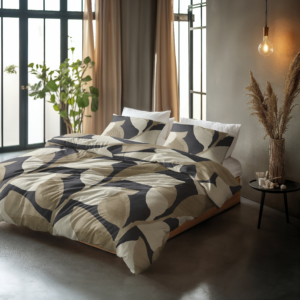 Graphic Garden Antraciet 140 x 200/220