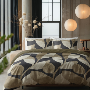 Graphic Garden Antraciet 140 x 200/220