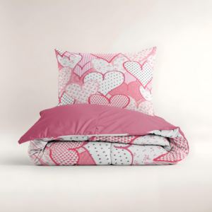 Hearts love Roze 140 x 200/220