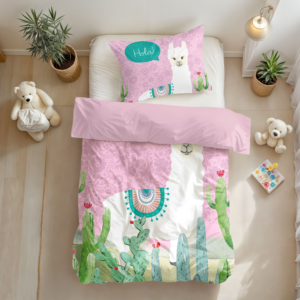 Hola lama Roze 140 x 200/220