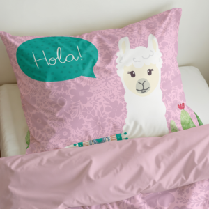 Hola lama Roze 140 x 200/220