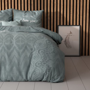 I Love Bed Groen 200 x 200/220