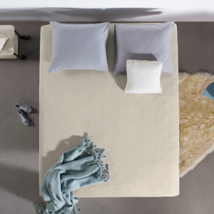 Jersey Topper Hoeslaken Creme 120/140 x 200/220