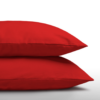 Katoenen 2 in 1 Kussenslopen Rood