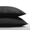 Katoenen 2 in 1 Kussenslopen Zwart