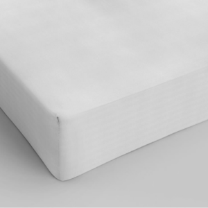 Katoenen Hoeslaken Wit 90 x 220