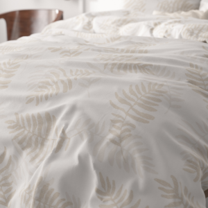 Leaves light Wit 140 x 200/220