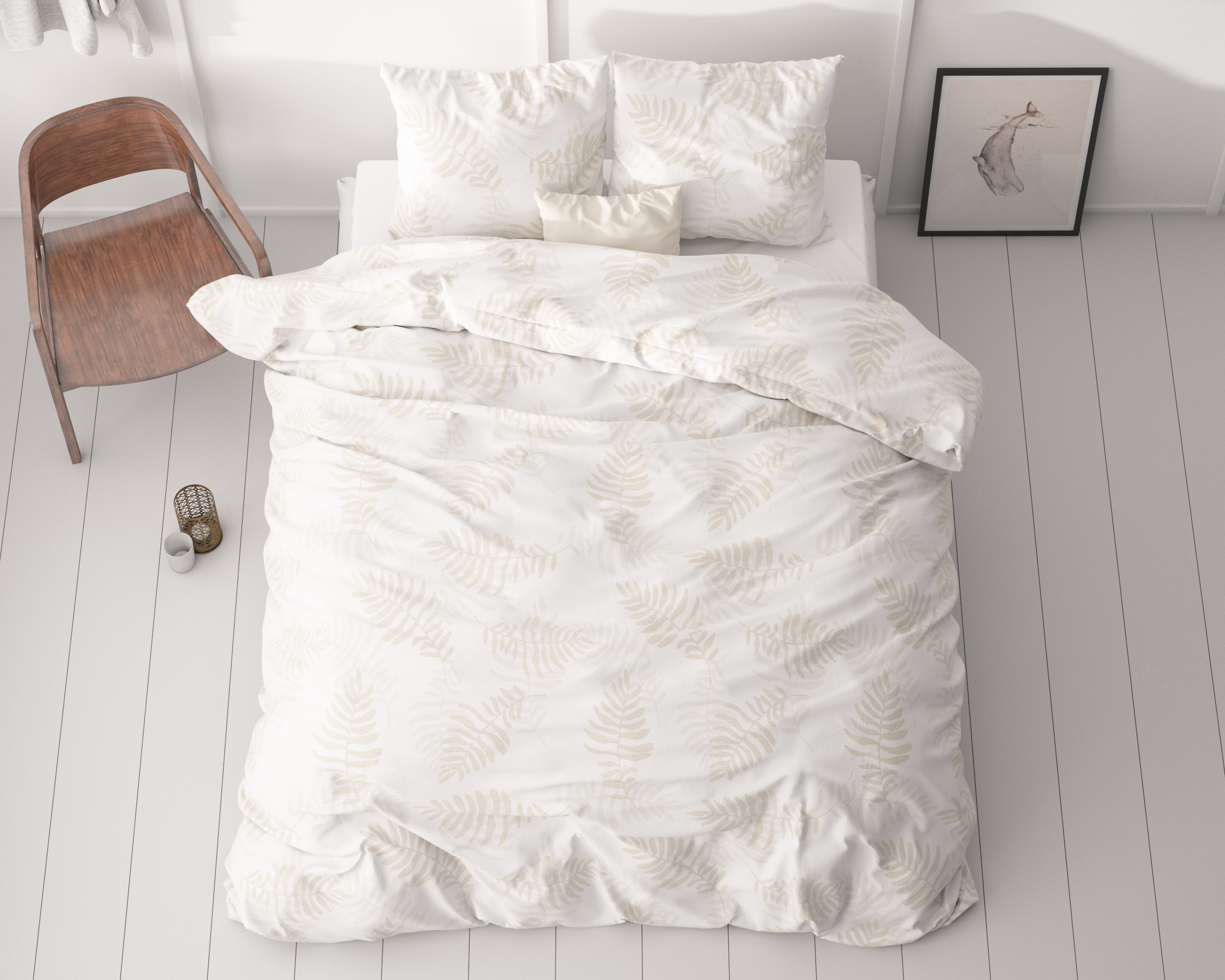 Leaves light Wit 240 x 200/220