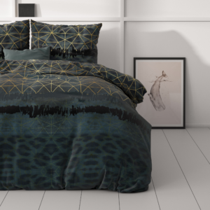 Leopard deco Donker Groen 240 x 200/220