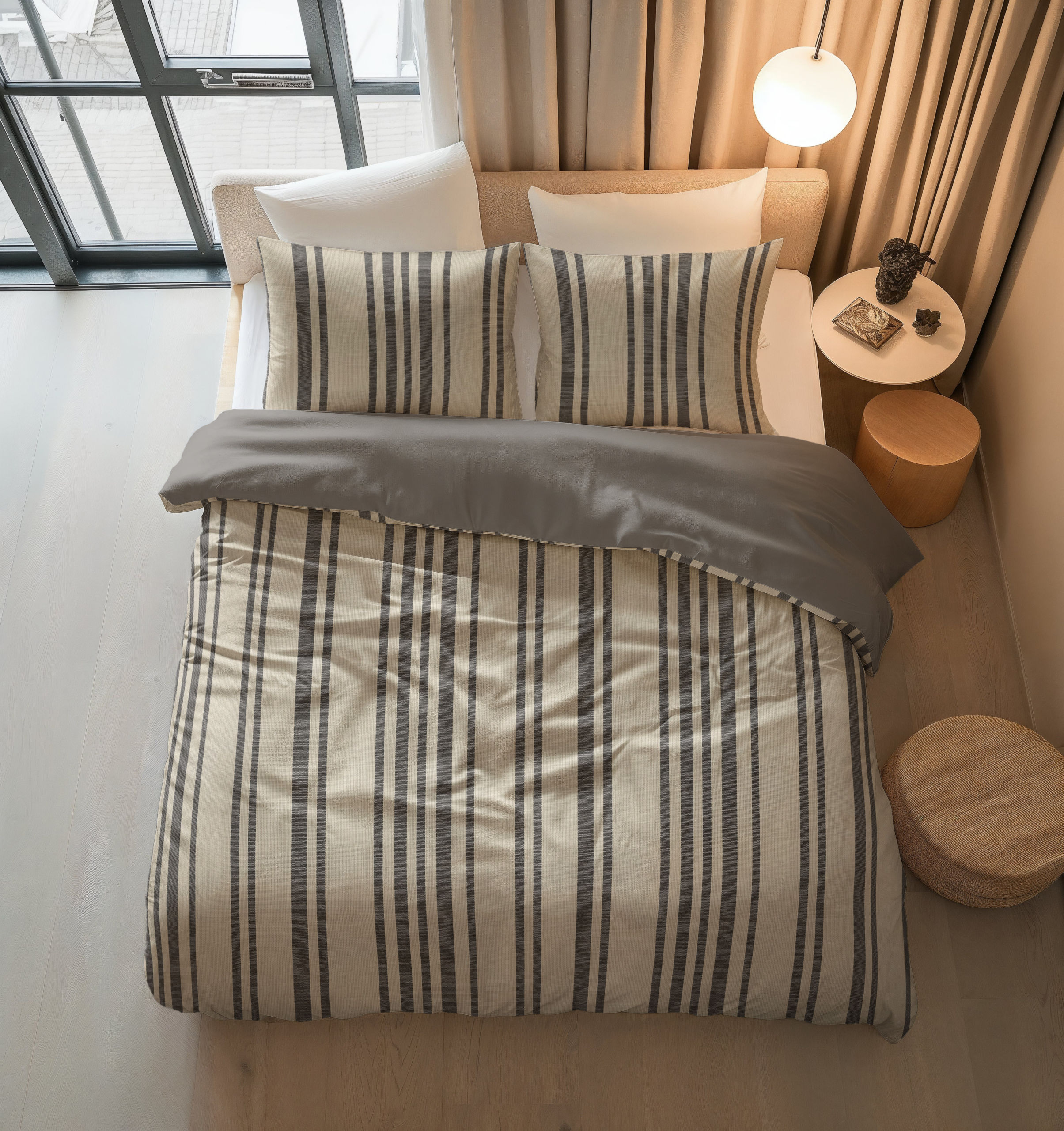 Linear Linen Zand 140 x 200/220