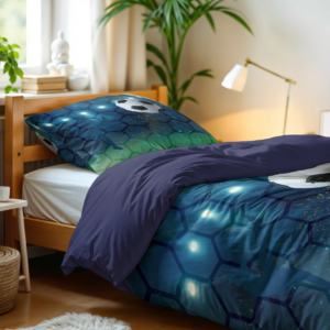 Live football Blauw 140 x 200/220