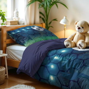 Live football Blauw 140 x 200/220