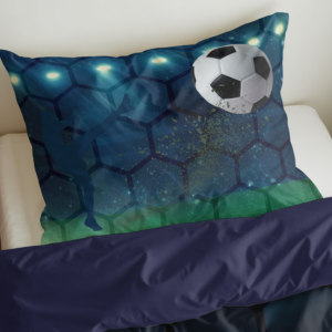 Live football Blauw 140 x 200/220