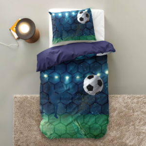 Live football Blauw 140 x 200/220