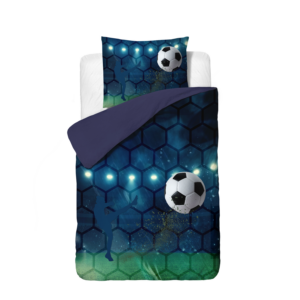 Live football Blauw 140 x 200/220