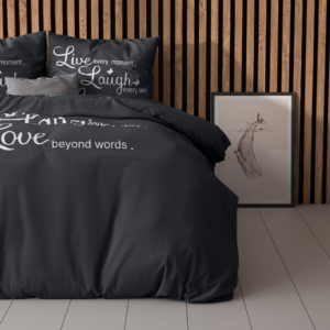 laugh and love Antraciet 140 x 200/220