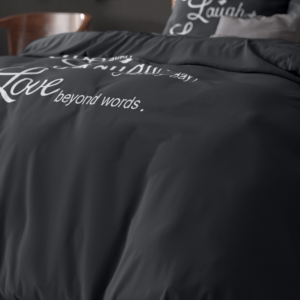 Live, laugh and love Antraciet 240 x 200/220