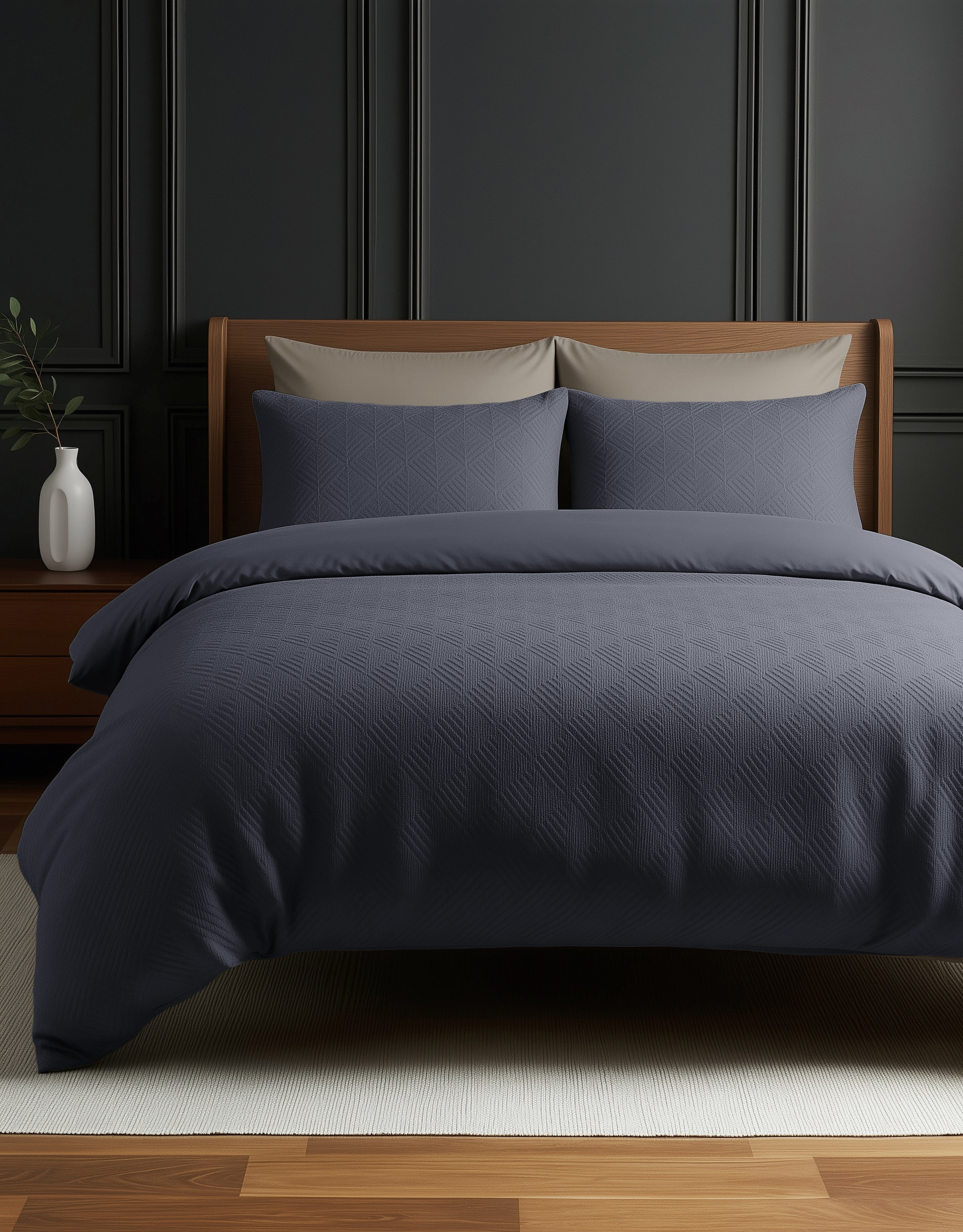 Milano 3D Antraciet 200 x 200/220