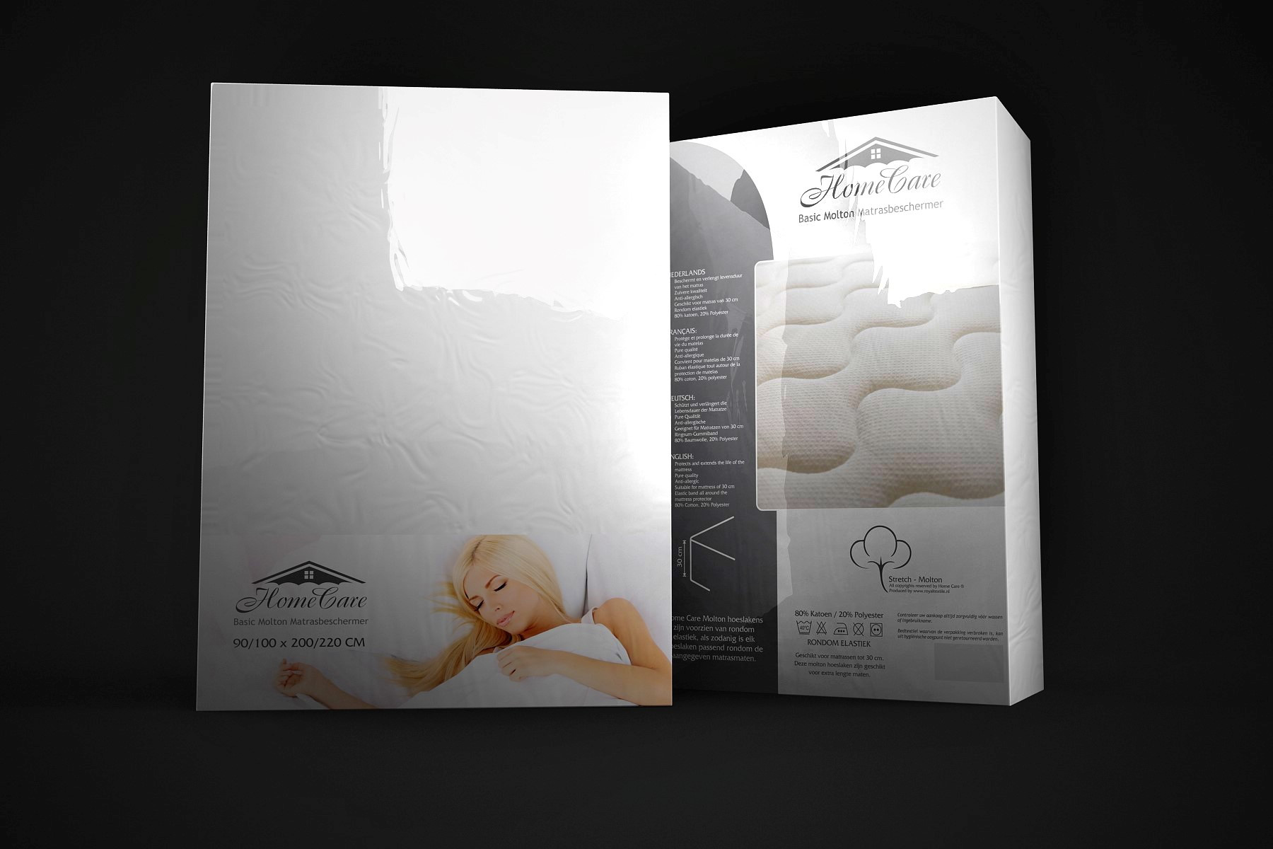 Molton Hoeslaken 140 x 200