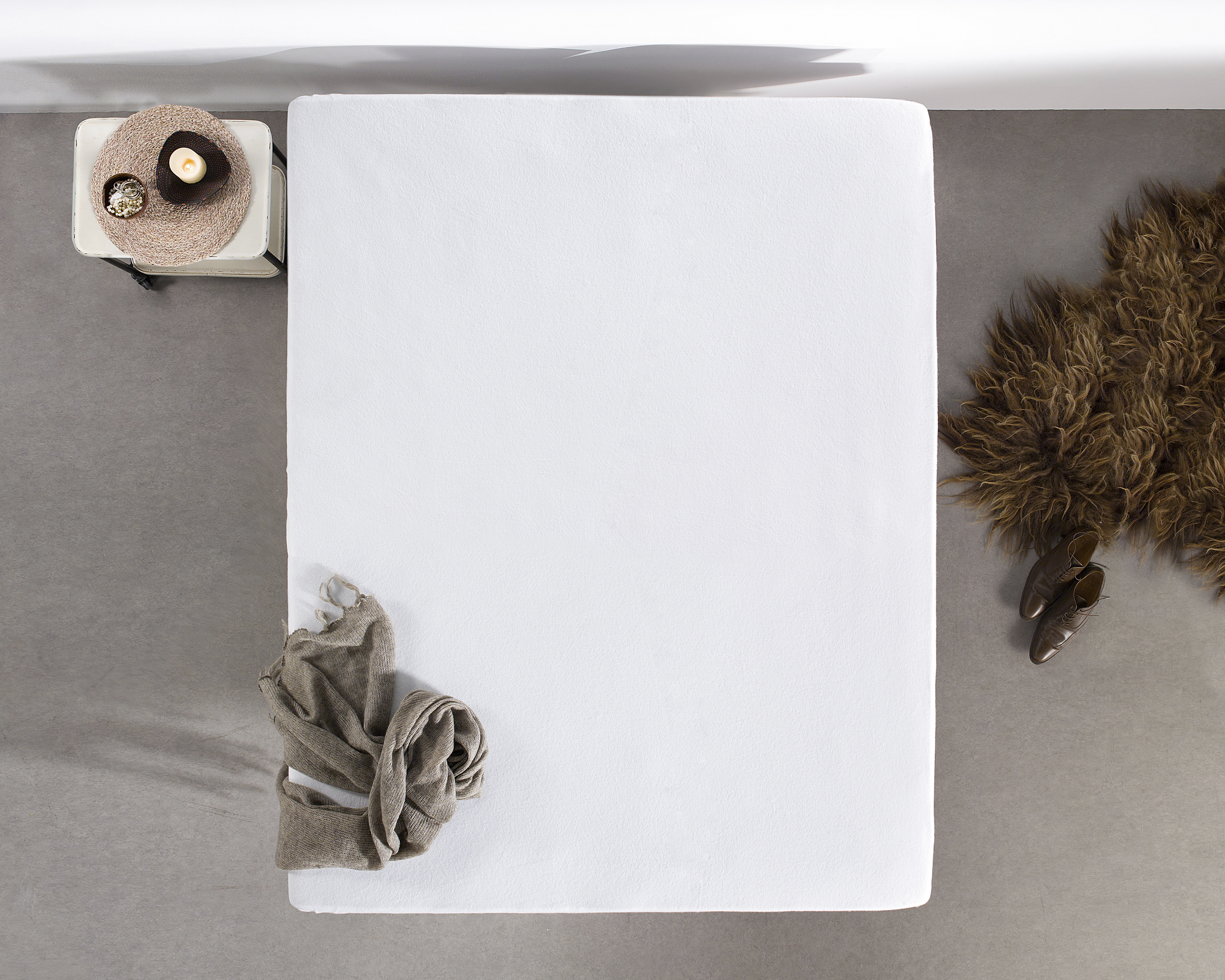 Molton Topper Hoeslaken 180 x 200/220