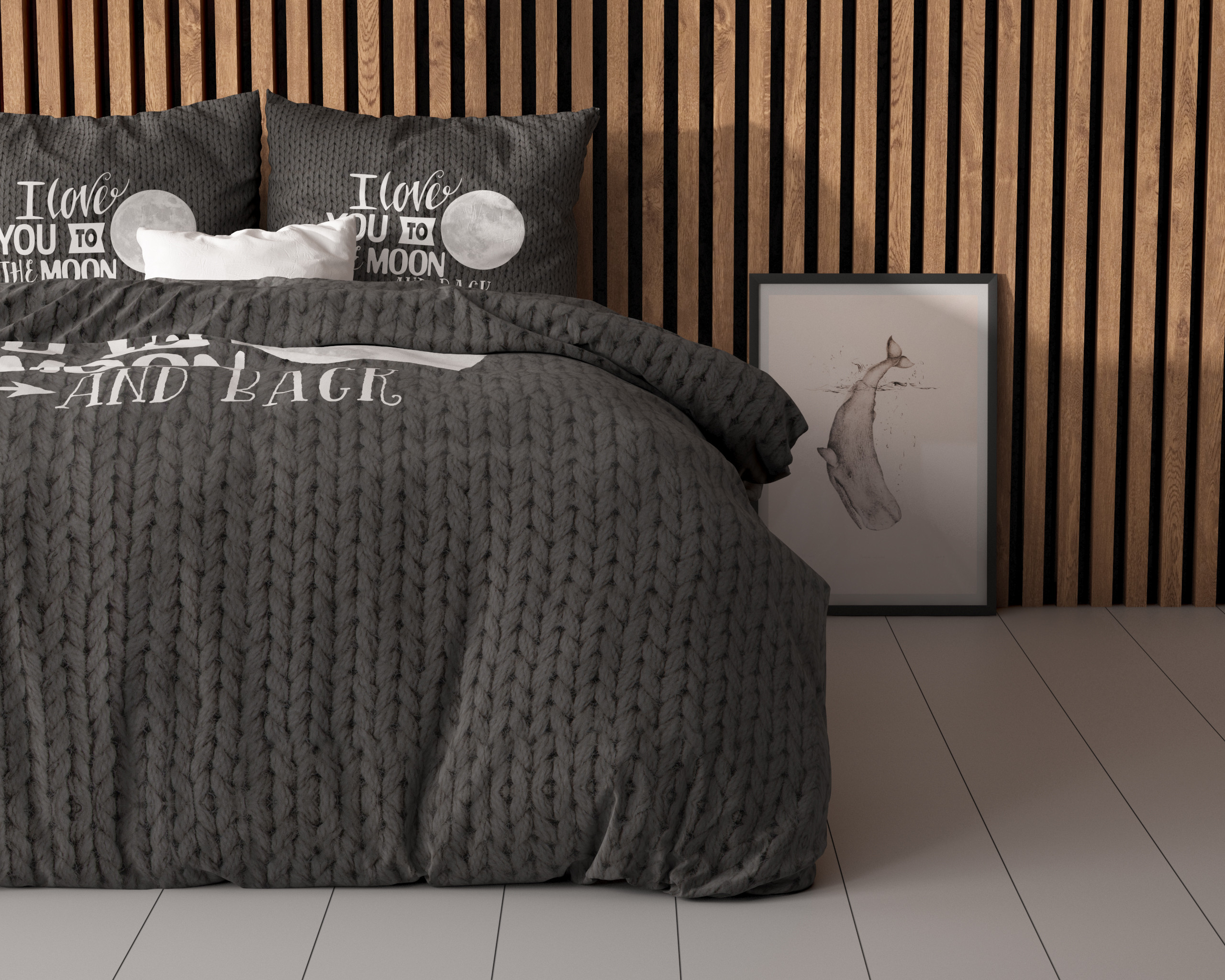 Moon and Back Antraciet 240 x 200/220