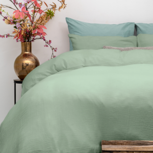 Mousseline Perkal Groen 200 x 200/220