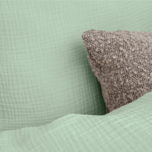 Mousseline Perkal Groen 200 x 200/220