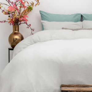 Mousseline Perkal Off Wit 140 x 200/220