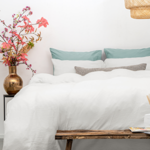 Mousseline Perkal Off Wit 240 x 200/220