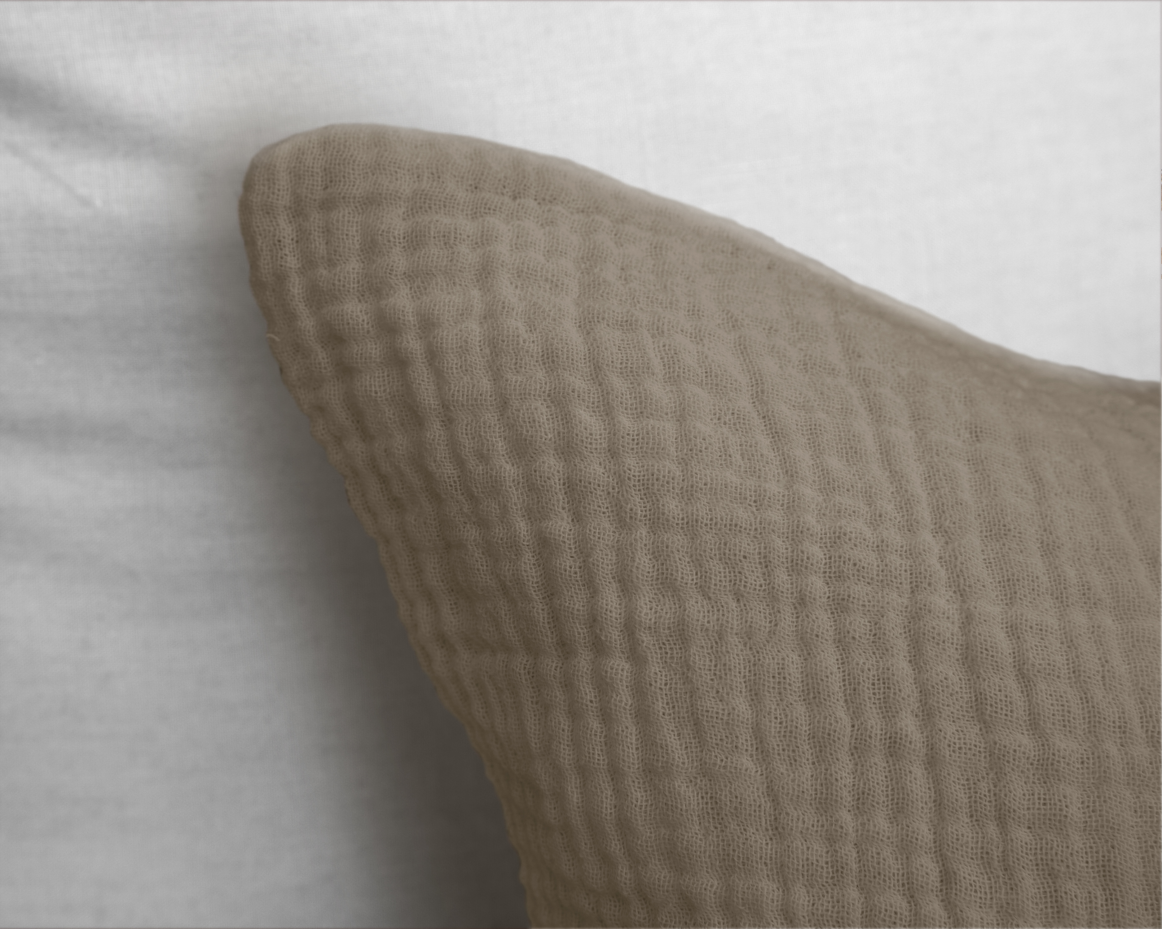 Mousseline Perkal Taupe 140 x 200/220