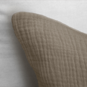 Mousseline Perkal Taupe 240 x 200/220