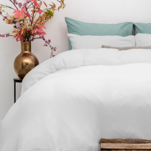 Mousseline Perkal Wit 200 x 200/220