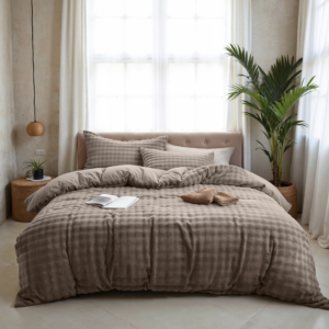 Pompom Taupe 200 x 220