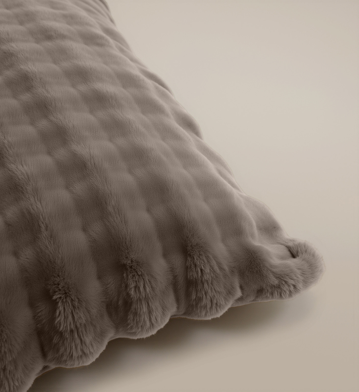 Pompom Taupe 240 x 220