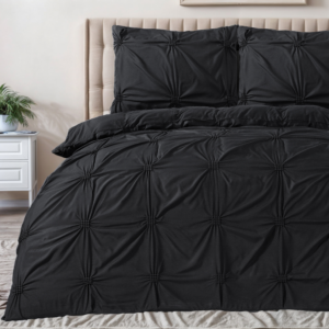 Punch Pintuck Zwart 140 x 200/220