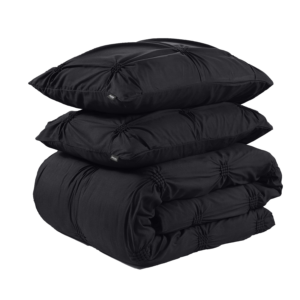 Punch Pintuck Zwart 200 x 200/220